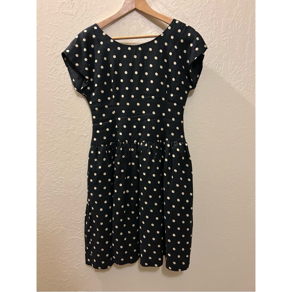 Lili's Closet Polka Dot Linen Dress